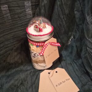 Snow Globe  Mason Jar Cookie Mix